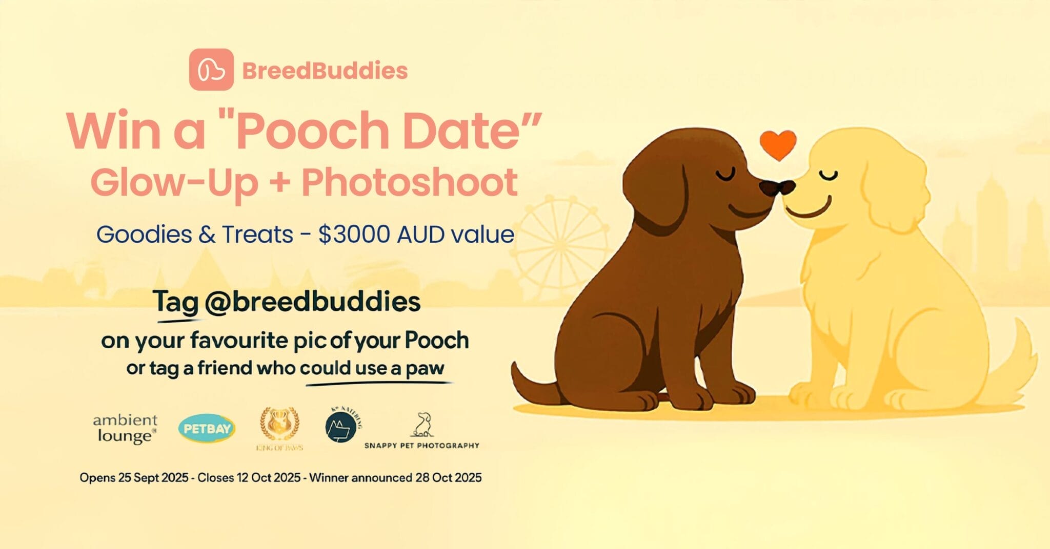 Win a "Pooch Date" Glow-Up + Photoshoot