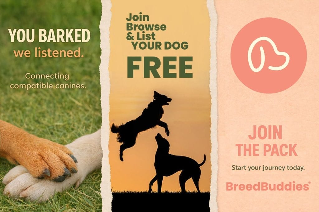 You barked, we listened. Join, Browse and List your Dog for FREE